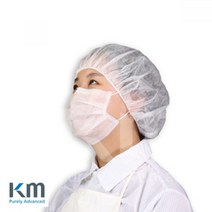 케이엠 크린룸용 부직포 방진캡 모자 100개입, 본품선택