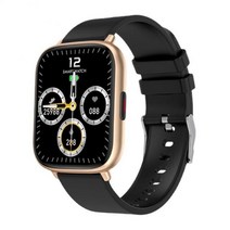 가성비스마트워치 시계 [호환] Q9PRO GT2 스마트 워치 남자 1.85 대형 스크린 Smartwatch 온도 심장 모니터 피트니스 트래커 IP68 방수 안드로이드 IOS, [04] gold black 04
