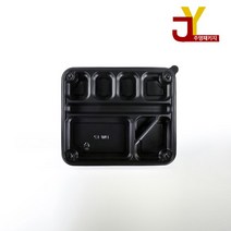 테이크아웃포장용기 DW-L 2호 L형 도시락 8칸 200개