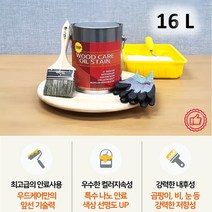 [다바이마켓] 야외 나무 시설물 보호 코팅제 16L, 체리, 1개
