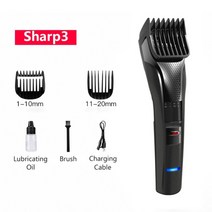바리깡 클리퍼 이발기 바버샵 이발소 리젠트컷 투블럭 헤어컷 숏컷 ENCHEN Sharp3 남자 전기 머리 깎기 USB 충전식 머리 트리머 전문 헤어 커터 남자 성인 면도기, 스페인