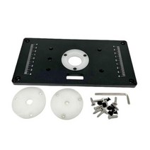 다기능 보조 도구 목재 스틸 첨단 목공 라우터 리프트 및 알루미늄 테이블 삽입 플레이트, Thickening Plate C