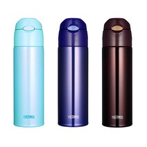 [써모스] 보냉병 스트로보틀 빨대컵 FHL-550K 0.55L, 색상:브라운, 상세 설명 참조