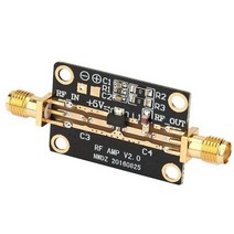 50m-4GHz 저잡음 증폭기 LNA 햄 라디오 모듈 RF FM HF VHF NF = 0.6dB -110DBM 쉘없이, 하나, 검은 색