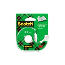3M 스카치 매직테이프 810D 12X20 반투명 메모 접착, 단품