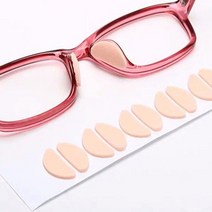 디엠몰 40P 안경 콧등고정 자국 통증 미끄럼방지 코받침 쿠션 스펀지 썬글라스, 블랙