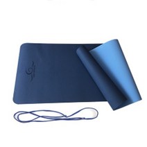 TPE 요가 운동 홈 필라테스 헬스 스포츠 홈트 압축 매트 6mm, TPE 압축양면요가매트(블루스카이)