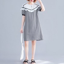 L.ONLINE SHOP4050대 미시룩 중년여성 빅사이즈 체크 여름 원피스 원피스 하객룩 트위드원피스 쉬폰원피스 뷔스티에원피스