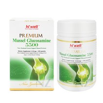 하이웰 프리미엄 홍합 글루코사민 5500 180베지캡슐, 5500mg, 수량