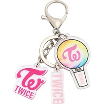 트와이스 TWICE 로고 열쇠고리 키홀더 굿즈, 1개