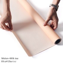 크리스마스포장지 종이포장지 꽃포장지 10 미터 한국 방수 투톤 집 다발 장식 롤, 02 Melon-Milk tea