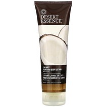DESERT ESSENCE 데저트 에센스 핸드 앤 바디 로션 코코넛 8 FL OZ237 ML, 한 사이즈, 단색