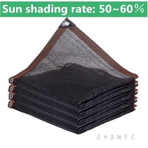 캠핑용 차박용 그늘막 스카이어닝 테라스 천막 자외선 방지 HDPE 검은 태양 차양 그물 다육 식물 야외 수, [15] 3x2.5m, 01 1 PC_15 3x2.5m