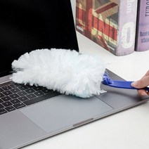 미세섬유 일회용 먼지털이기 틈새 블라인드 노트북 모니터 실내 먼지털이 핸들1P+리필10P