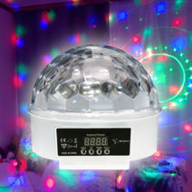 미러볼 음악인식 가정용미러볼 LED조명 PK-150 소리반응미러볼 홈파티, 가정용