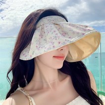 [랄라닷] 여성 썬캡 여름모자 자외선차단모자 챙모자 선캡