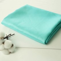 패브릭몰 샤틴슬라브 고급공단 양면원단 의류 곱창밴드 스크런치 배경천, 민트