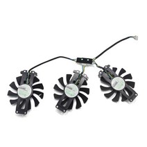 GPU 비디오 카드 쿨러 팬 교체 ZOTAC GeForce GTX 970 980 그래픽 냉각 팬 GA81S2U 75mm, 02 Fan - 3PCS