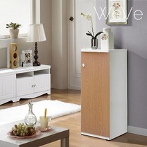 W0315 주방 탕비실 정수기대 도어 수납장 350, 무광오크