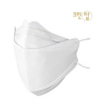 크린탑 KF94 184 마스크 화이트 끈조절 숨쉬기편한 황사마스크 1매 대형, KF94 끈조절 대형 마스크