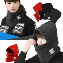 목도리 후드넥워머 융털양말 모자 방한마스크 털모자