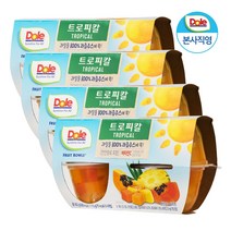 Dole 후룻볼 트로피칼 113g x 16개입 과일 통조림, 16개