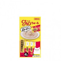 이나바 챠오츄르 고양이 간식 56g x 4개 19종, 4SC-76 닭가슴살+게맛살