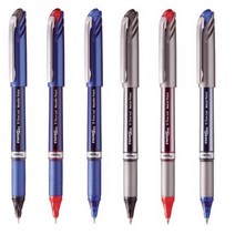 펜텔 에너겔 중성펜 BLN25 BL27, 0.5mm(니들팁), 블루(A)／블랙 잉크