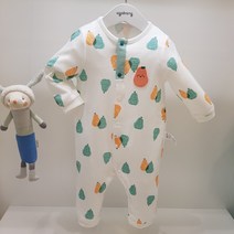 아가방 50% 봄 베이비페어! 상큼한 봄 컬러 그린이 이쁘네 면 100% 우주복! 부드러운 소재 좋아 바디수트 신생아 외출복 쵝! 봄가을 적당한 중간두께 롬퍼 참 좋네