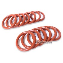 고무오링 패킹 실리콘 오링 고무링 10pcs 와이어 직경 2.4mm OD7-110mm 내유성 VMQ 실리콘 고무 씰링 링 고, 45 68mm