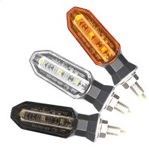 락모터스 오토바이 12V LED 윙카 방향지시등 안개등 미등 윙커 램프 턴시그널 전동킥보드 바이크, 3구LED윙카(화이트1P)