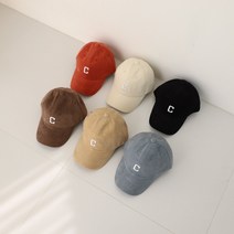 C로고 코듀로이 볼캡 hat 모자