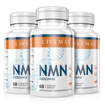 라이브맥스 Livemax NMN 500mg 60정 X 3병