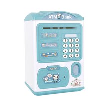 씨티라이프 ATM지문저금통 핑크 1개, 블루