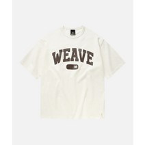 FRIZMWORKS WEAVE 38 LOGO TEE _ 화이트