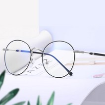 돋보기안경 패션 블루라이트차단 은테 노안안경, 1개