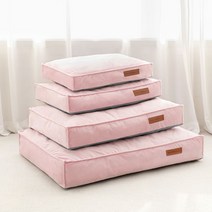 디스독왓캣 애견방석 강아지 대형견 침대 방석, 01. 슬립웰 애견 방석, 핑크