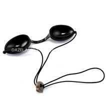 레이저 보안경 병원 피부과 시술 눈 보호 고글 보호경, 퍼플