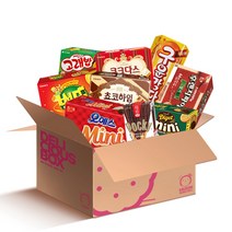 고래밥 초코하임 구운감자 뽀또 오예스 미니 등 딜리셔스 6 과자 세트 학교 사무실 탕비실 교회, 1세트+냠냠상회전용포장박스