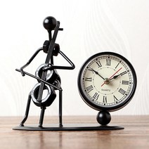 음악학원 탁상시계 바이올린 시계 책상시계 깔끔한