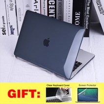 저가 노트북 게임 Macbook Air 13 용 노트북 케이스 M2 A2681 A2337 M1 칩 14 A2442 Pro 16 A2141 A2485, 한개옵션5, 한개옵션4, 한개옵션3, 한개옵션2, 06 Model A1708, 04 Crystal black
