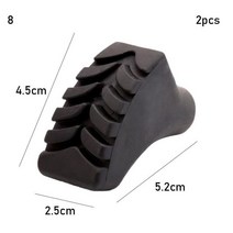 등산용스틱 등산시팡이 1/2pcs 블랙 노르딕 워킹 폴 트렉 텔레스코픽 Alpenstock Crutch 스틱 하이킹 액세서리, [16] -2pcs Style 8