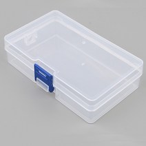 키알리 투명 사각 플라스틱 수납 케이스 문구 악세사리 정리함 보관함 약통 3개