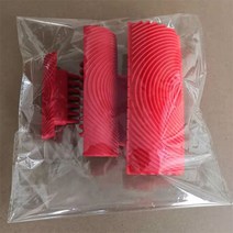 DIY 우드 그레인 도구 키트 고무 패턴 스탬프 모조 나뭇결 페인트 롤러 브러시 벽화, 1.A