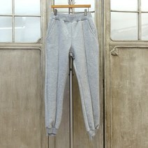 이힝 줄라인 기모 밴딩 배기 조거팬츠