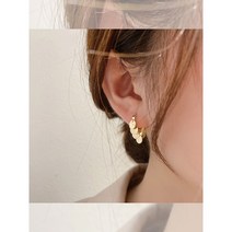 금색 영화 영동감 한국 은침 귀걸이 심플백 귀걸이 기질녀