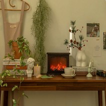 LED 엔틱 벽난로 미니 무드등 실내 인테리어 캠핑 불멍난로, SP-20(탁상형)