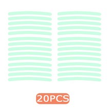 랩핑 데칼 자동차 타이어 림 반사 스티커 밤 안전 경고 스트립 오토바이 자전거 휠 허브 데칼, 06 20pcs Luminous