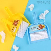 빅박스상점 리락쿠마 청소도구세트 1개 랜덤 어린이빗자루세트 미니빗자루 쓰레받기 청소습관 책상정리