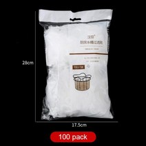 음식물 쓰레기 처리기 100pcs 일회용 싱크 필터 메쉬 가방 스트레이너 폐기물 필터, 100개 제비